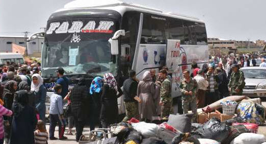 انتهاء عمليات الإجلاء من أربع بلدات محاصرة في سوريا