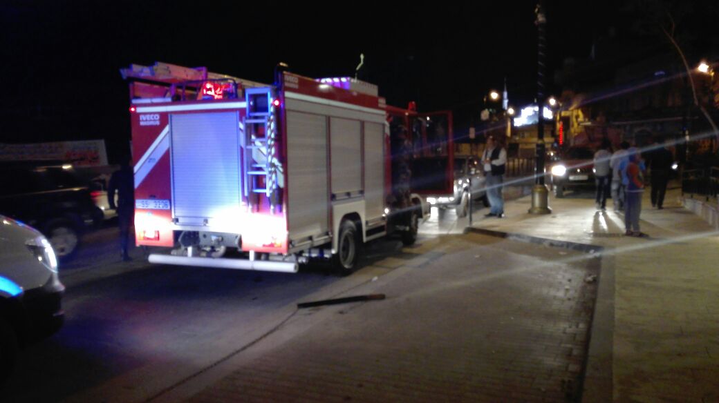 مادبا: السيطرة على حريق شب بـ"مطعم فندق" وسط المدينة ولا اصابات . مصور 