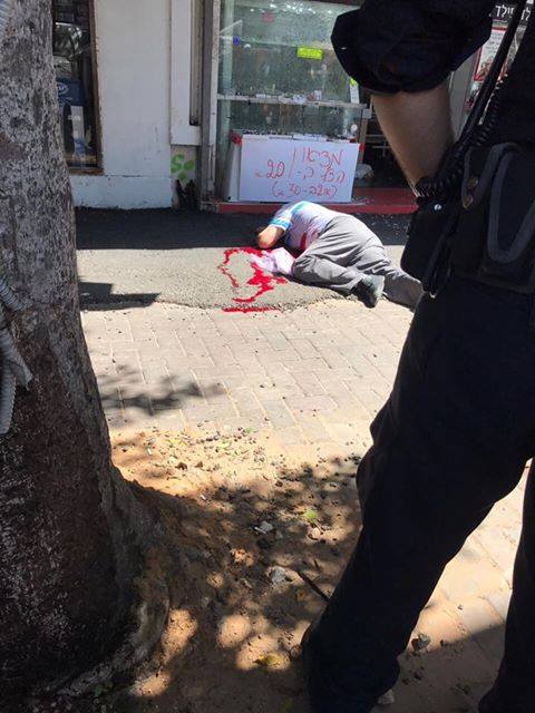 اصابة فلسطيني بزعم محاولته طعن شرطي صهيوني بنتانيا