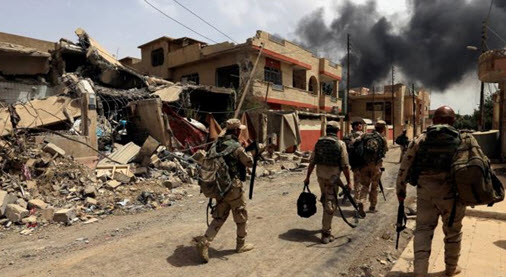 الجيش العراقي يعلن السيطرة على حي النجار بالموصل
