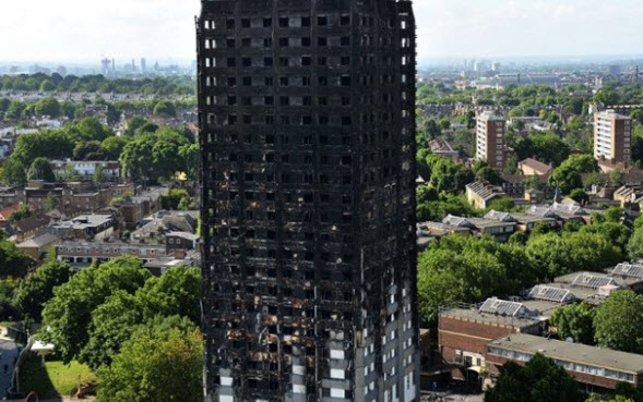 الشرطة تعلن عن السبب الرئيسي لحريق برج لندن
