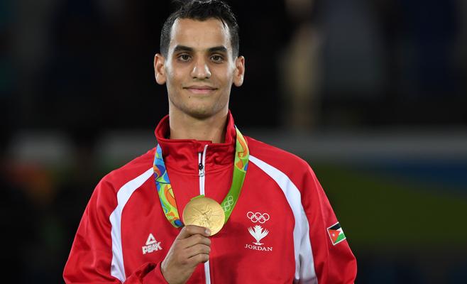 أبو غوش يحرز الميدالية الذهبية في بطولة الجائزة الكبرى للتايكواندو 