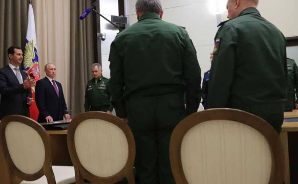 بوتن يلتقي بالأسد في "حميميم".. ويأمر بسحب قواته
