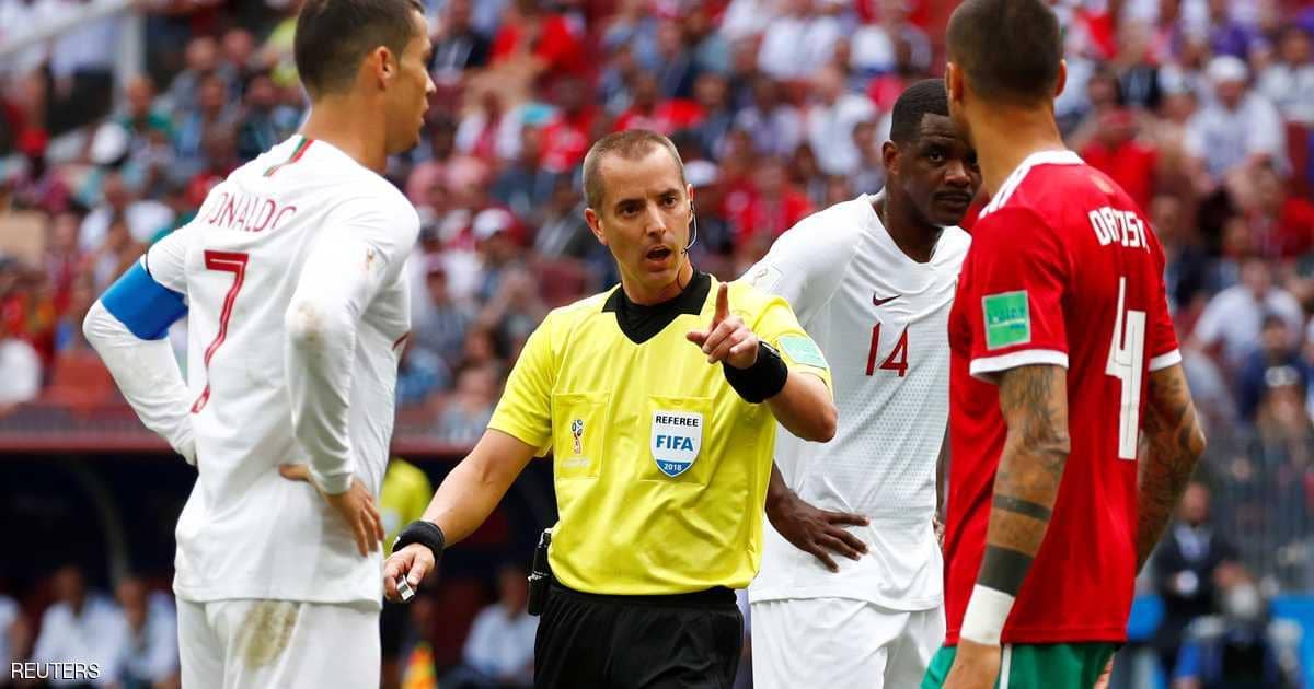الفيفا ينفي "واقعة" رونالدو وحكم مباراة المغرب