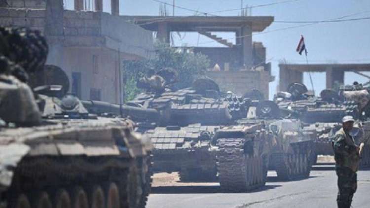 الجيش السوري يدخل مدينة طفس بريف درعا وعودة مئات النازحين إلى داعل وأبطع