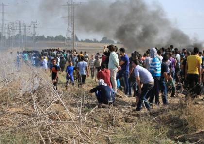شهيد و14 اصابة على حدود غزة