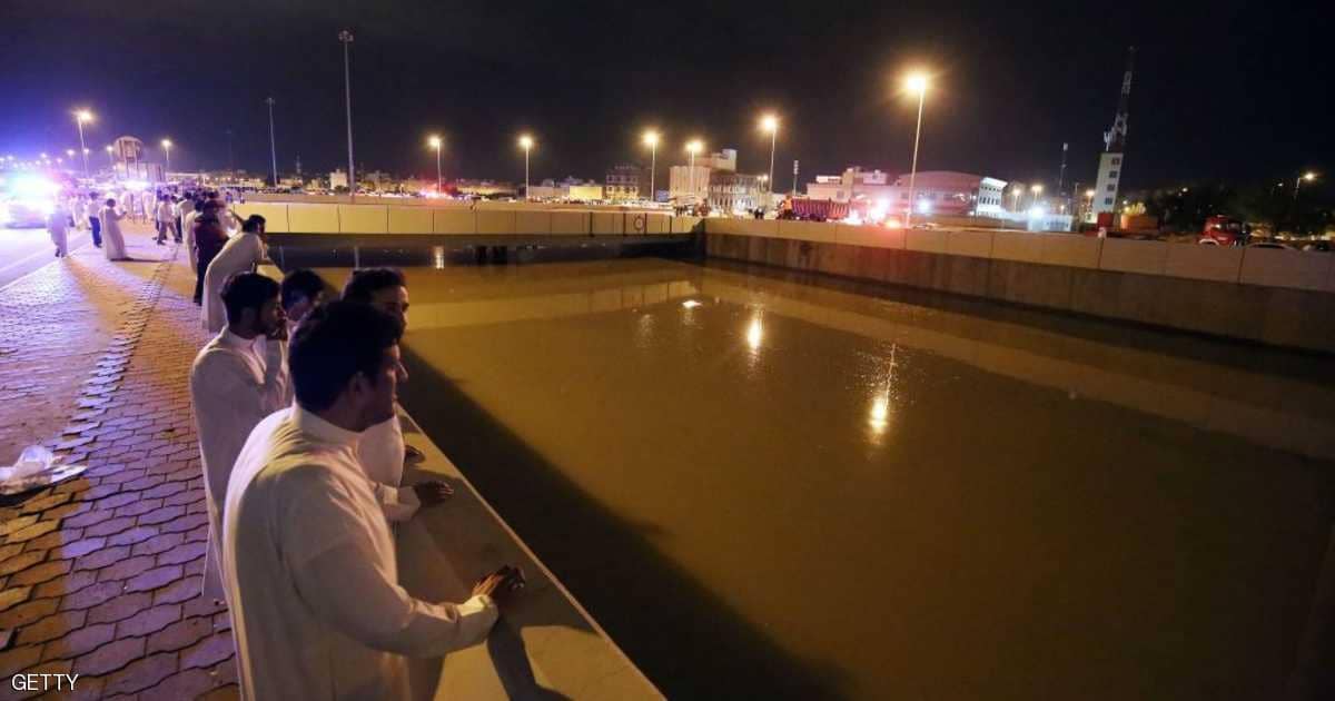 توقعات باستمرار الأمطار الغزيرة على الكويت