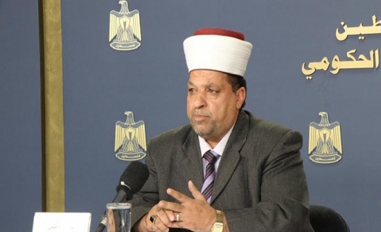 وزير الأوقاف الفلسطيني يثمن موقف الأردن الداعم للمقدسات الإسلامية والمسيحية