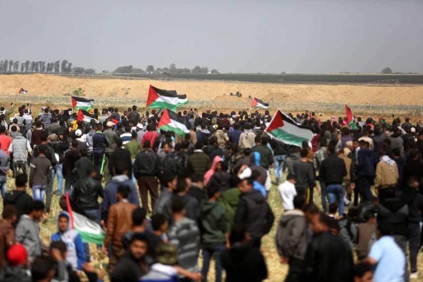 غزة تستعد لمسيرة على حدود غزة تحت عنوان "المقاومة حق مشروع"