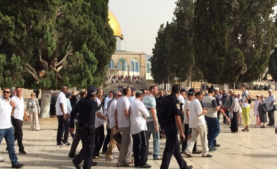 قوات الاحتلال ووحدات خاصة ومستوطنون يقتحمون المسجد الأقصى بالقدس المحتلة