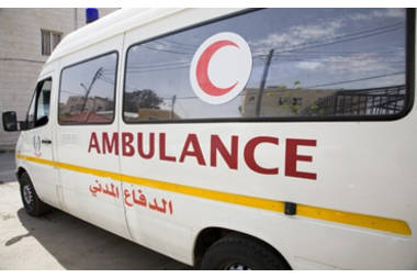 إصابة 3 أشخاص اثر حادث تصادم في محافظة الكرك