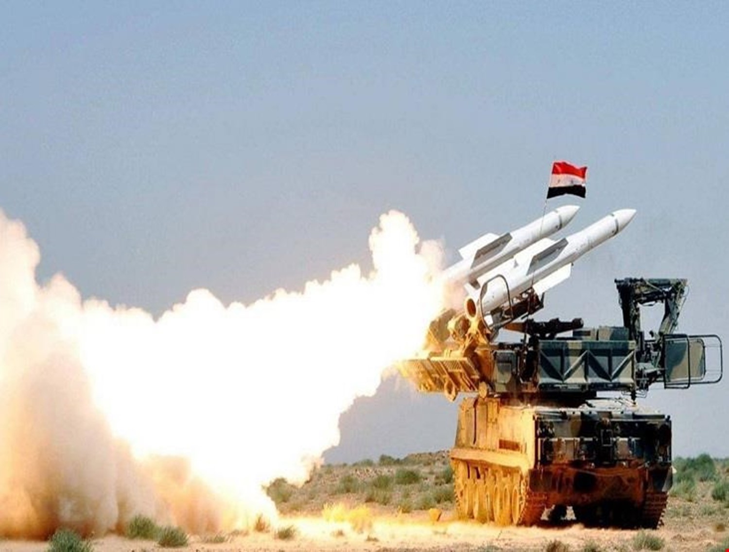 الدفاعات الجوية السورية تصدت لعدوان صهيوني وتدمر اكثر من 30 صاروخا