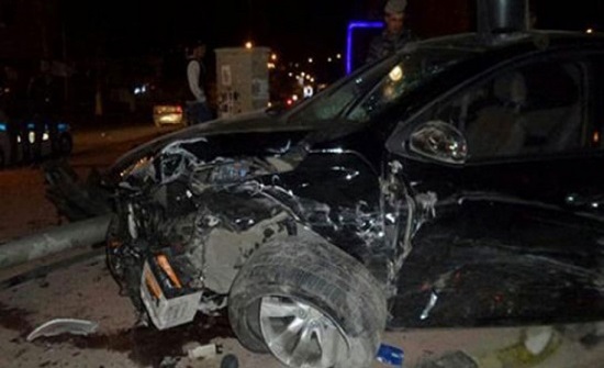 وفاة سيدة وإصابة أربعة آخرين اثر حادث تدهور في محافظة المفرق