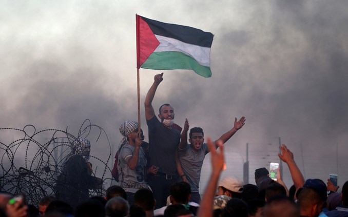 شهيد واصابات في جمعة "الوفاء لشهداء مجزرة الحرم الإبراهيمي" شرق غزة