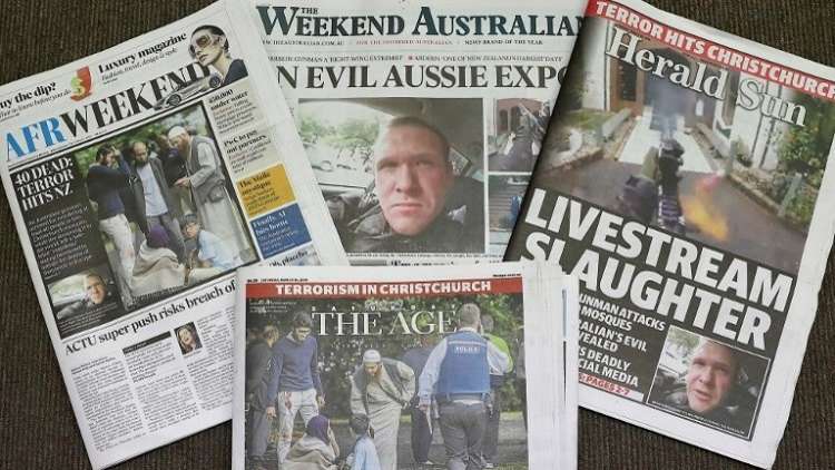 "تبييض للإرهاب".. انتقادات للإعلام الغربي على طريقته في تغطية مجزرة المسجدين