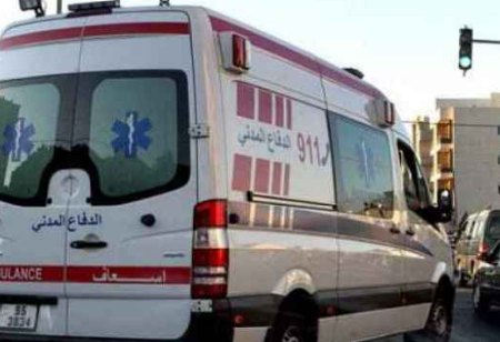 إصابة شخصين  اثر حادث تدهور  في محافظة المفرق