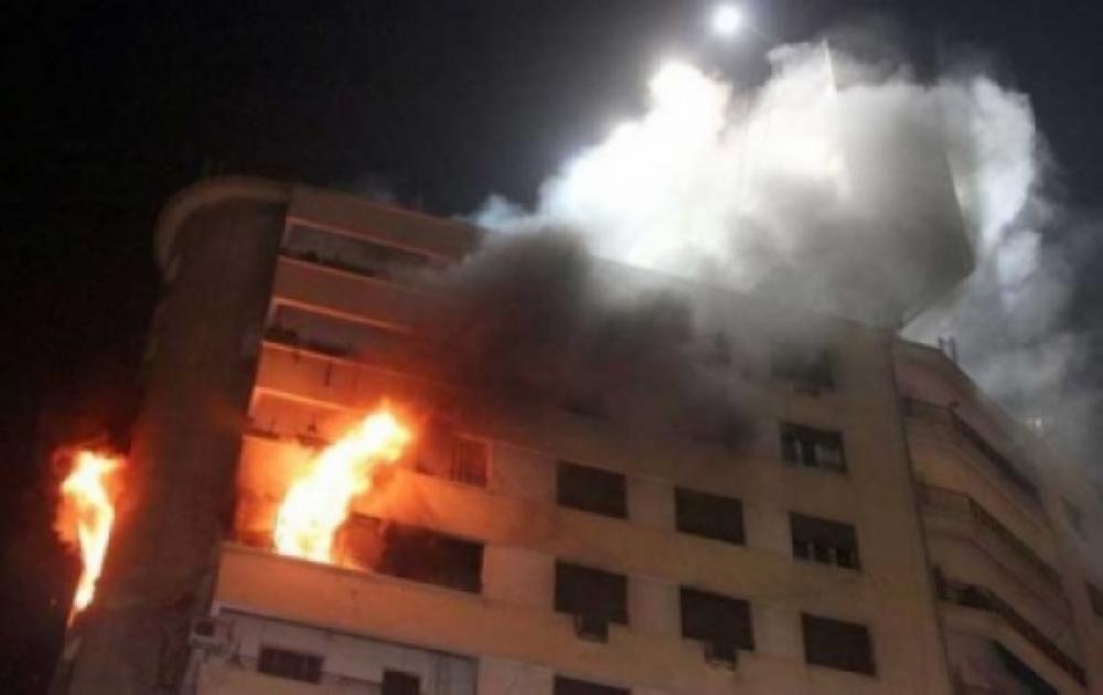 إصابة (6) أشخاص اثر حريق داخل شقة في محافظة العقبة