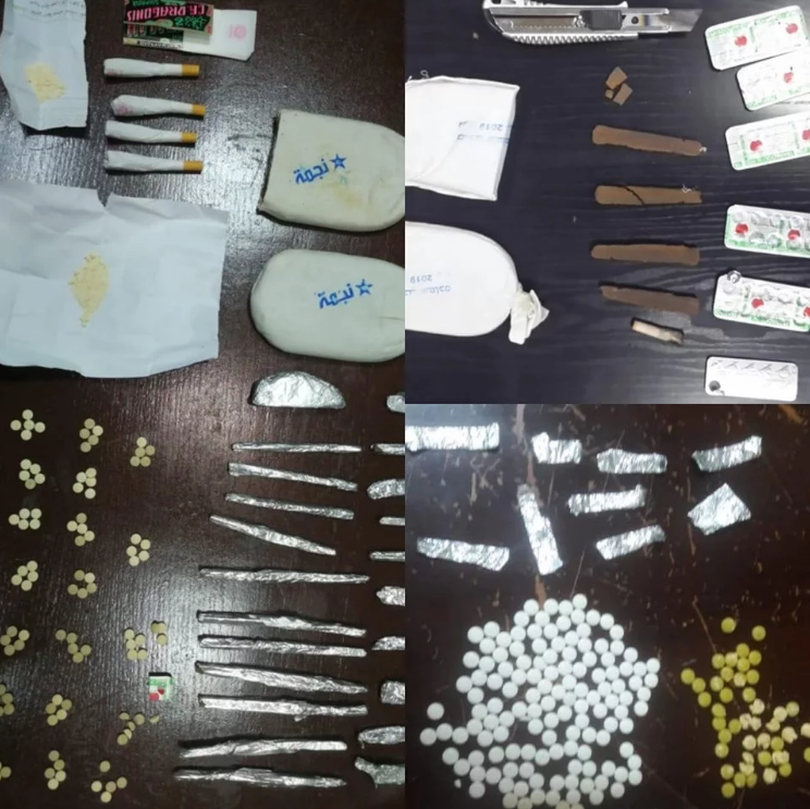 القبض على 32 مروجا للمخدرات وضبط كميات كبيرة منها
