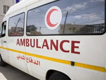 إصابة شخص اثر حادث تدهور صهريج محمل بمادة الفيول في محافظة معان