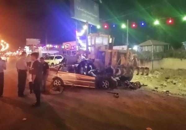 وفاتان و3 إصابات بحادث سير مروّع على اوتوستراد عمان – الزرقاء.. مصور