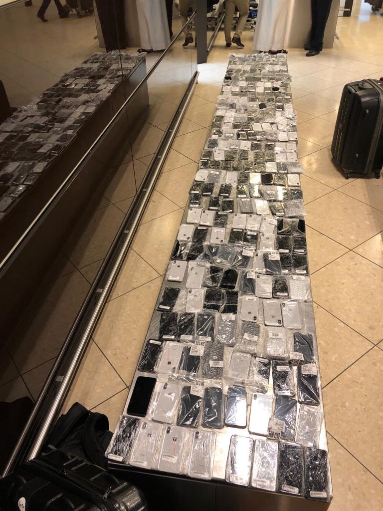 جمرك مطار الملكة علياء الدولي يتعامل مع 137 قضية جمركية خلال الثلاثة شهور الماضية.. مصور 