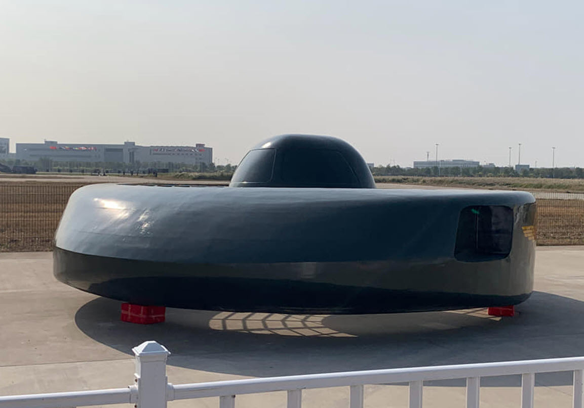 الصين تصنع نموذج "صحن قتالي طائر"