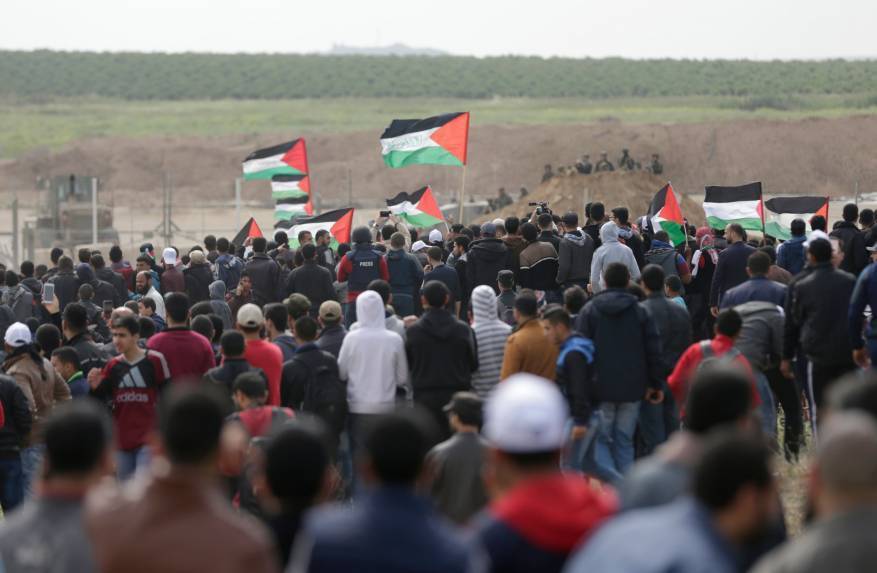 إصابات في اعتداء الاحتلال على مسيرات العودة شرق غزة