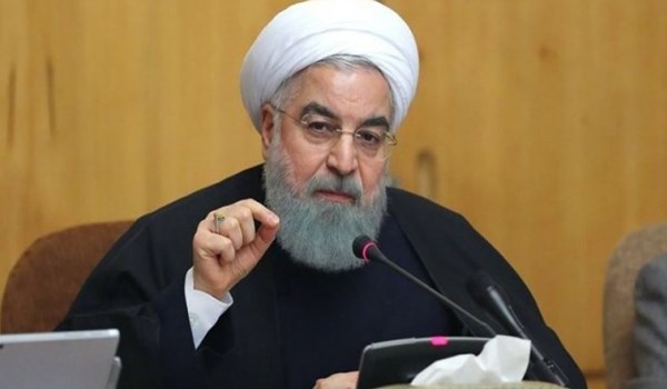 روحاني يتهم واشنطن باستغلال التظاهرات في العراق ولبنان لتأجيج الأوضاع