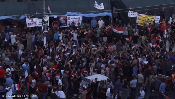 مظاهرات حاشدة في بغداد وجلسة مرتقبة للبرلمان