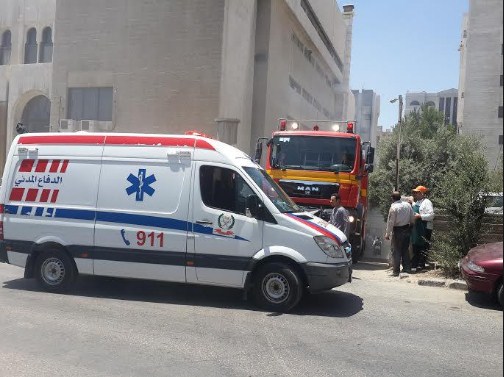 عمّان.. إصابة شخص اثر حريق داخل شقة في شفا بدران