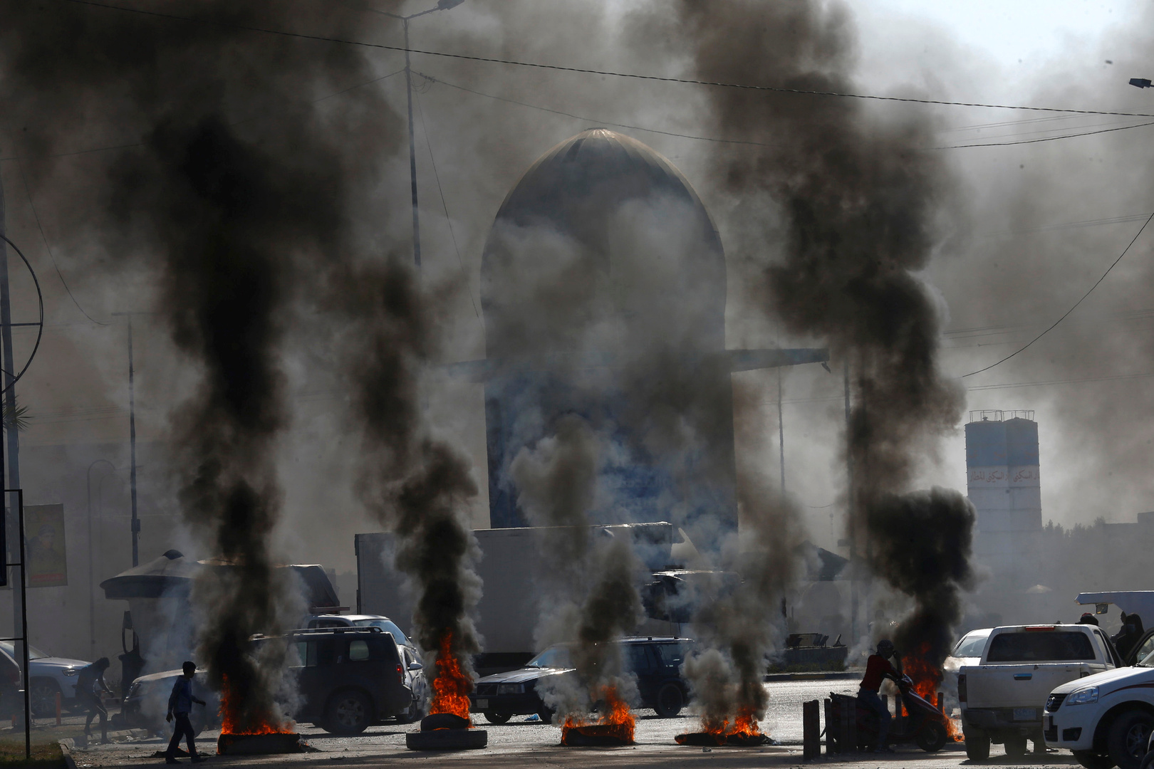 مقتل متظاهر في بغداد خلال صدامات مع القوات الأمنية