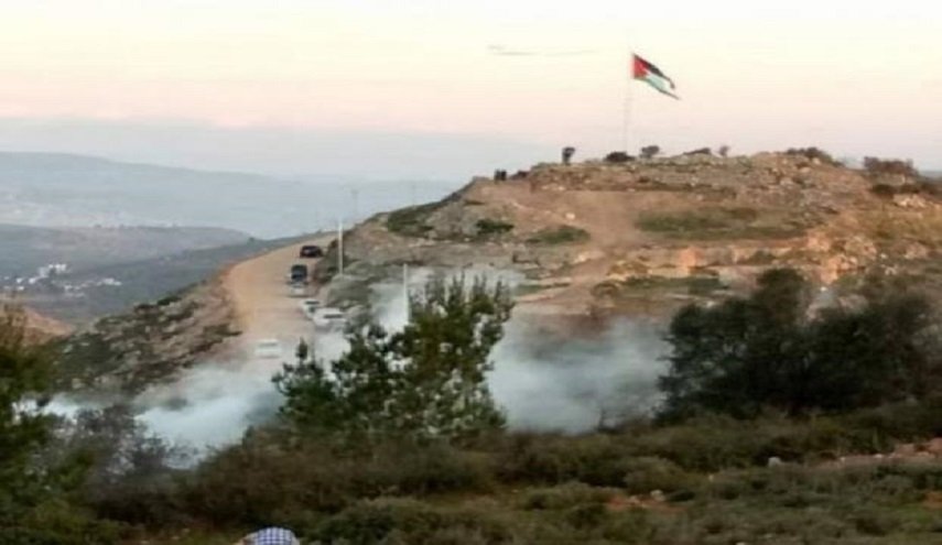 قوات الاحتلال تهاجم المرابطين على جبل العرمة جنوب نابلس