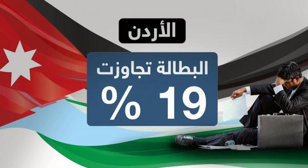 %19.3 معدل البطالة في الأردن