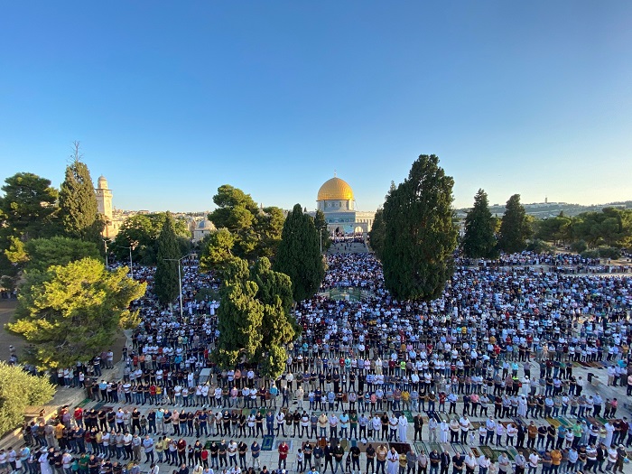 أكثر من 27 ألف مصلٍ أدوا صلاة عيد الأضحى في الأقصى