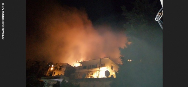 حريق هائل في "البقاع الغربي" جنوب شرق بيروت وجهود مستمرة لاحتوائه