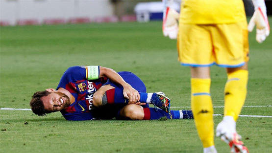 برشلونة عن إصابة ميسي لا مشكلة