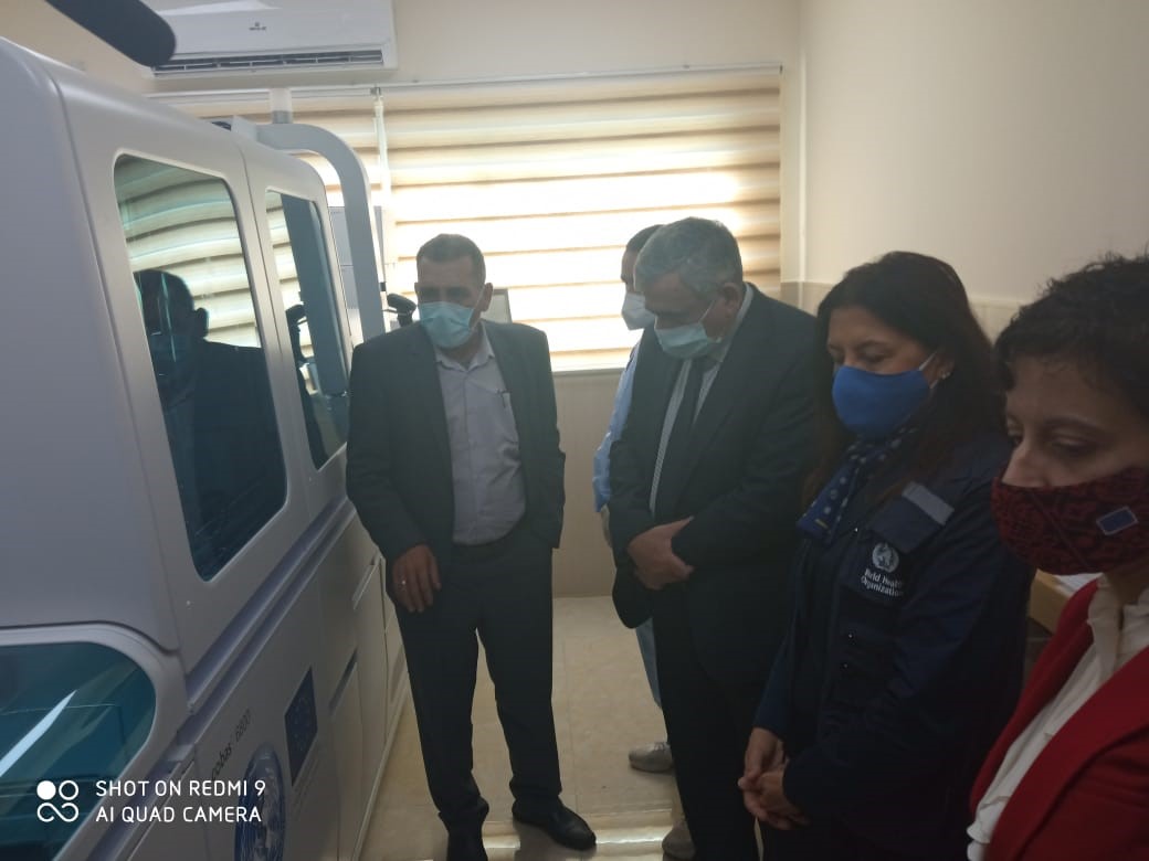 الصحة تتسلم جهاز فحص "PCR" محوسب بطاقة 1300 عينة يوميا