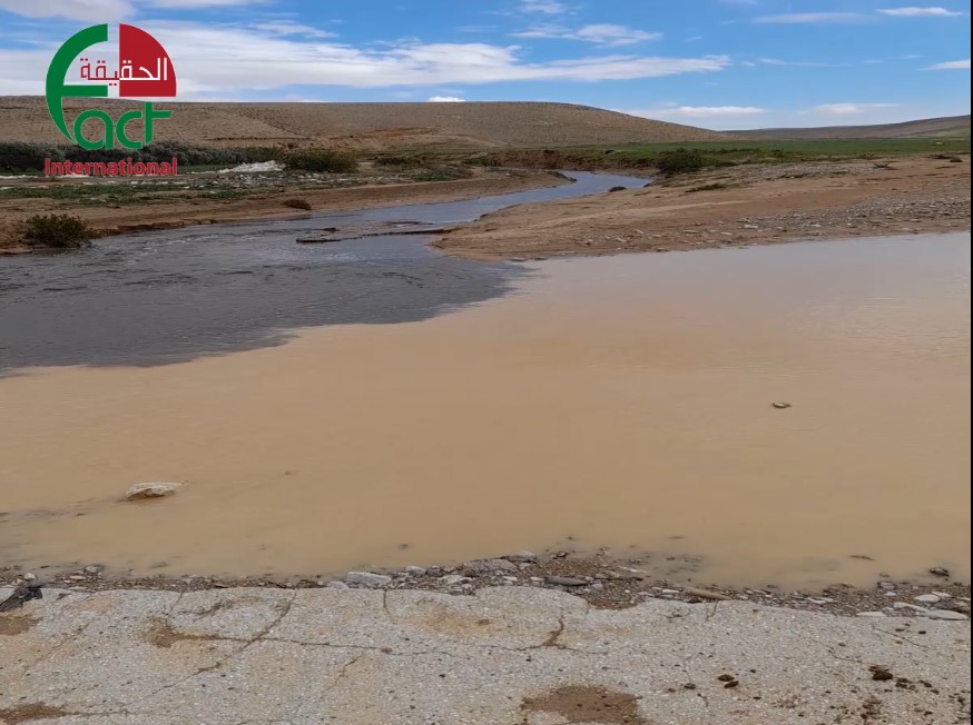 مادبا.. مياه عادمة من محطة الجيزة إلى سد الواله.. فيديو