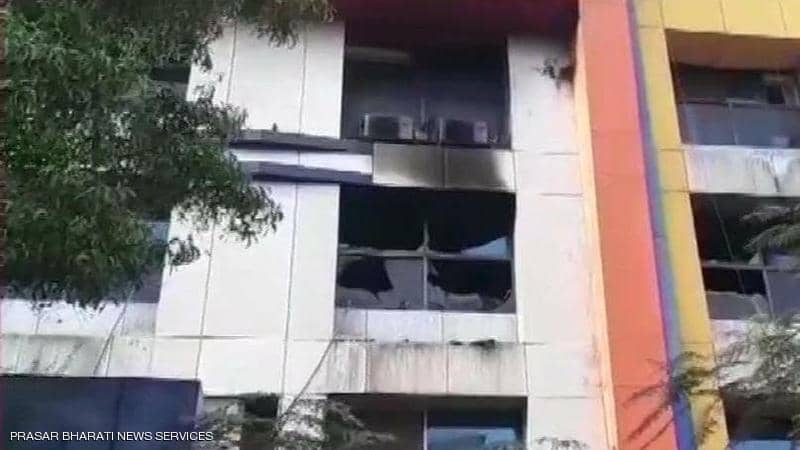 13 وفاة بحريق مستشفى لمصابي كورونا في الهند