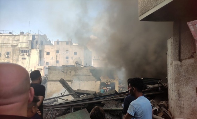 غزة .. مصرع مسن و10 إصابات جراء انفجار غامض في سوق شعبي