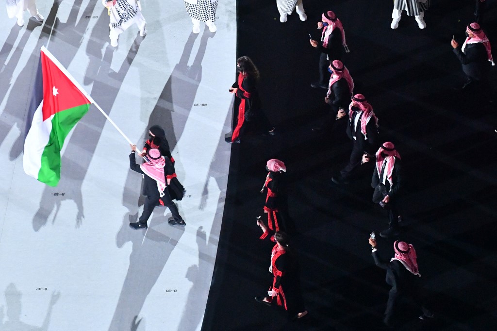 البعثة الأردنية تشارك في حفل افتتاح أولمبياد طوكيو