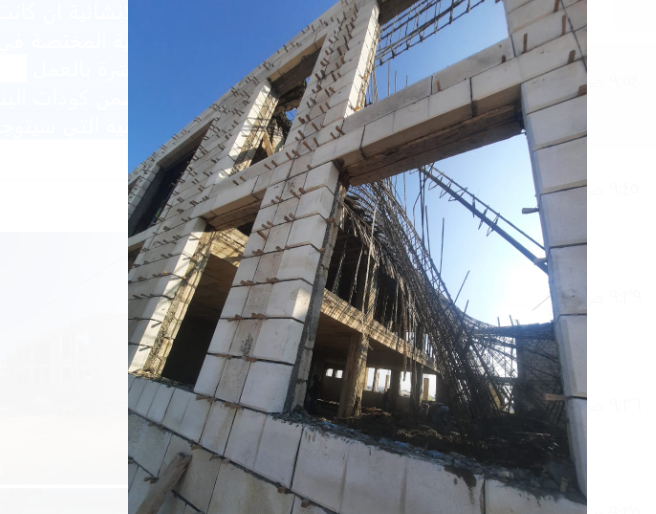 مادبا .. إصابتان بسقوط جزء من سقف مسجد قيد الانشاء - مصور