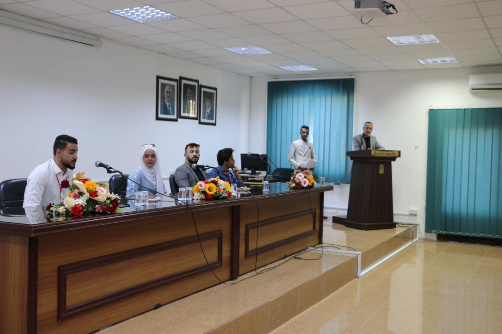 آداب جامعة جرش تنظم حفل استقبال للطلبة الجدد