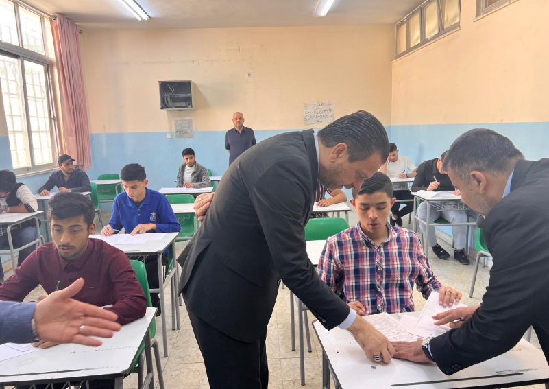 انطلاق الامتحان التجريبي لطلبة التوجيهي في مدارس جرش