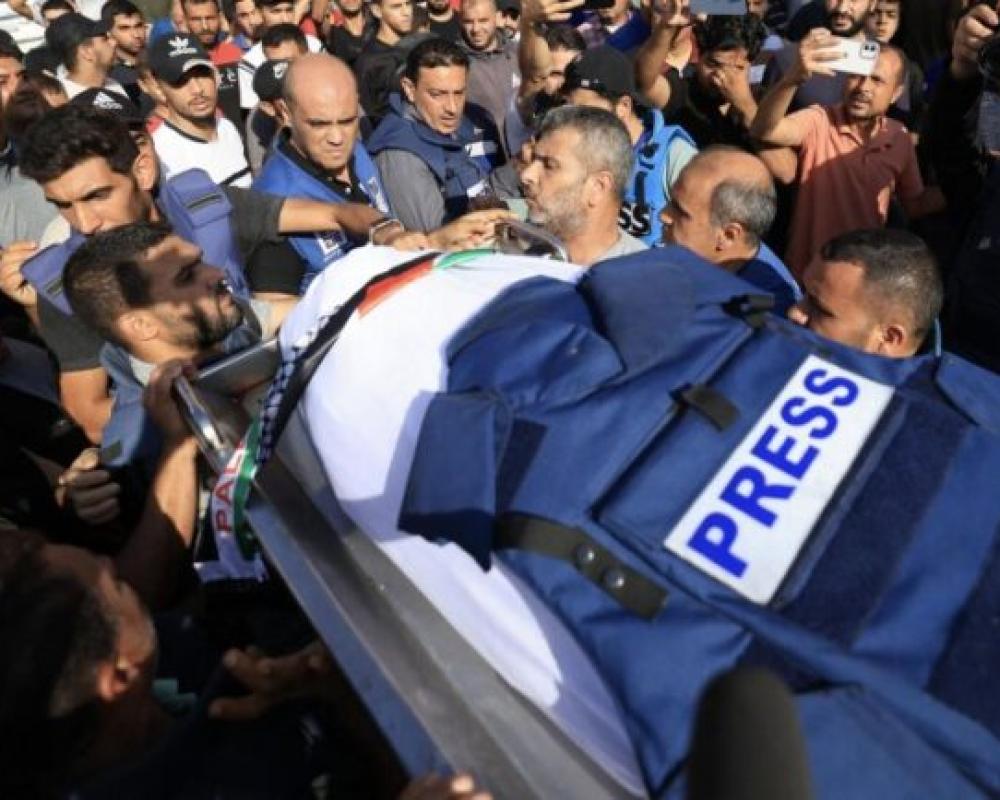  فلسطين .. ارتفاع عدد الشهداء الصحفيين إلى (212)