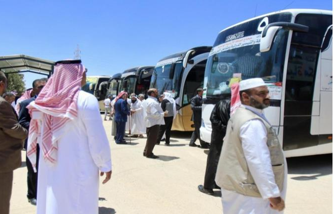  طلائع قوافل حجاج البعثة الأردنية تصل إلى الأردن بعد أداء فريضة الحج