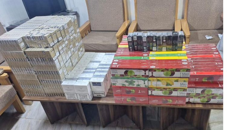 الجمارك: ضبط 30 ألف عبوة "جوس" مقلد وإحباط تهريب 300 كروز دخان