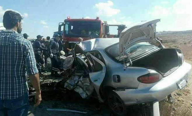 5 إصابات بحادث تدهور مركبة على طريق الأغوار الجنوبية