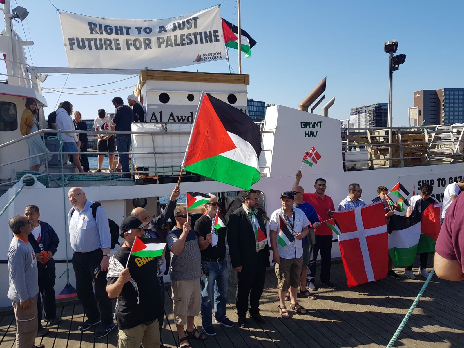 سفن أوروبية لكسر الحصار على غزة تتقدمها "العودة" تنطلق من كوبنهاجن 