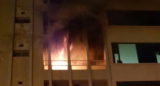 6 إصابات اثر حريق شقة في مرج الحمام